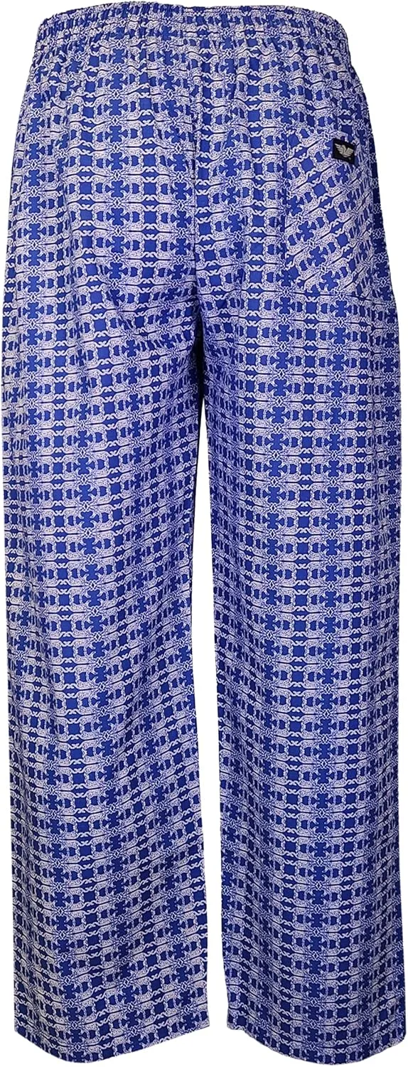 AMERICAN HEAVEN Men's 3 Pack Lounge Pajama Sleep Pants/Drawstring & Pockets Designer Woven Pant Bottoms
