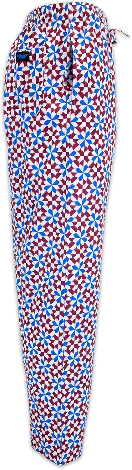 AMERICAN HEAVEN Men's 3 Pack Lounge Pajama Sleep Pants/Drawstring & Pockets Designer Woven Pant Bottoms