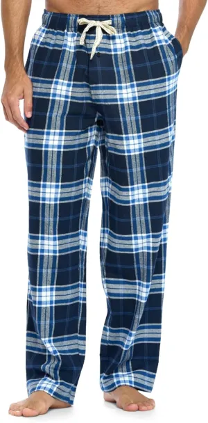 Ashford & Brooks Mens Super Soft Flannel Plaid Pajama Sleep Pants
