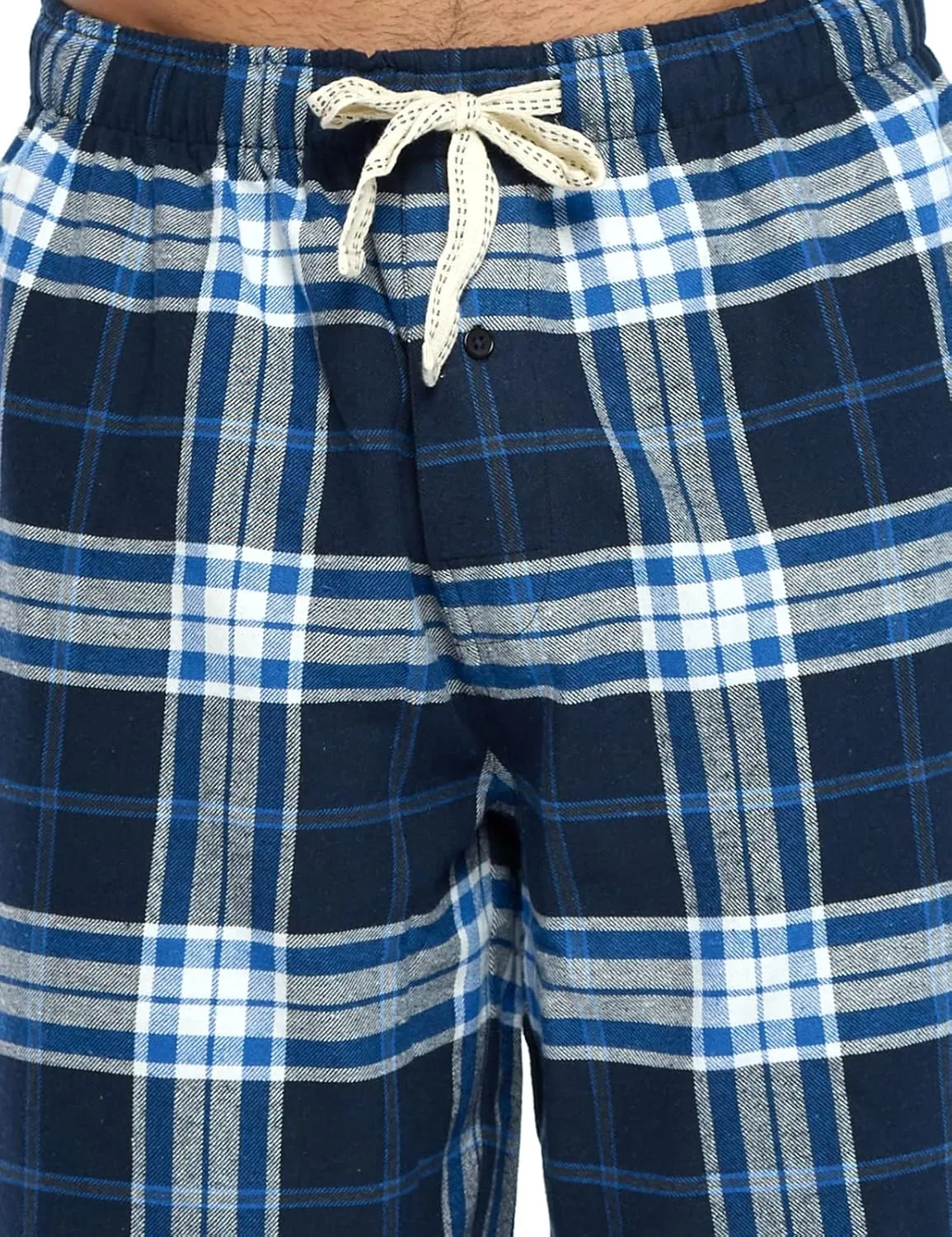 Ashford & Brooks Mens Super Soft Flannel Plaid Pajama Sleep Pants