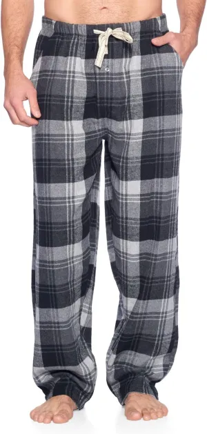 Ashford & Brooks Mens Super Soft Flannel Plaid Pajama Sleep Pants