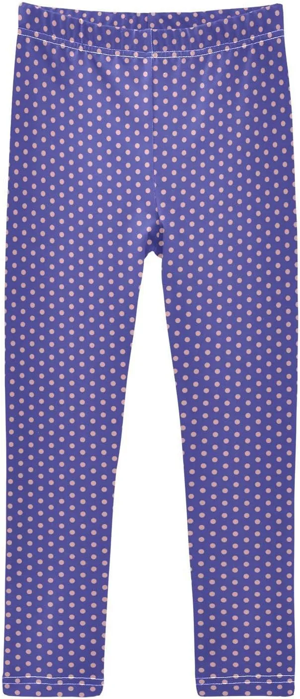 Aslsiy Girls Leggings Toddler Stretch Tights Pants Full Length Dance Yoga Pants Sleep Pants
