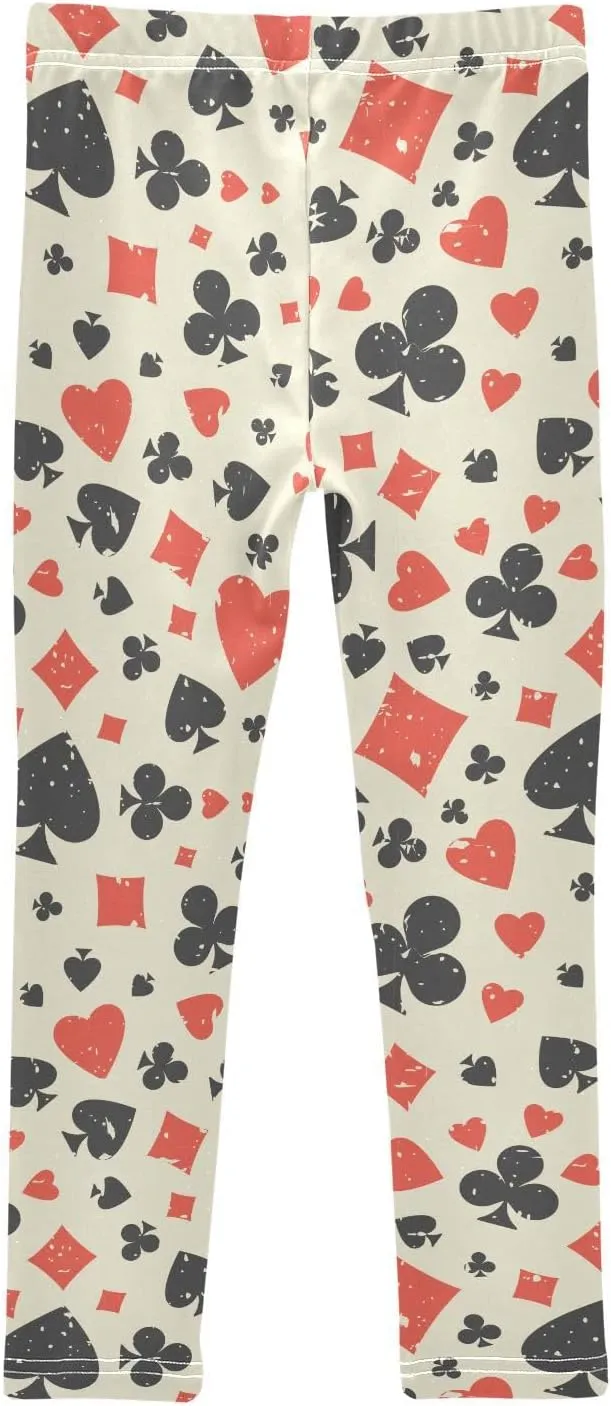 Aslsiy Girls Leggings Toddler Stretch Tights Pants Full Length Dance Yoga Pants Sleep Pants