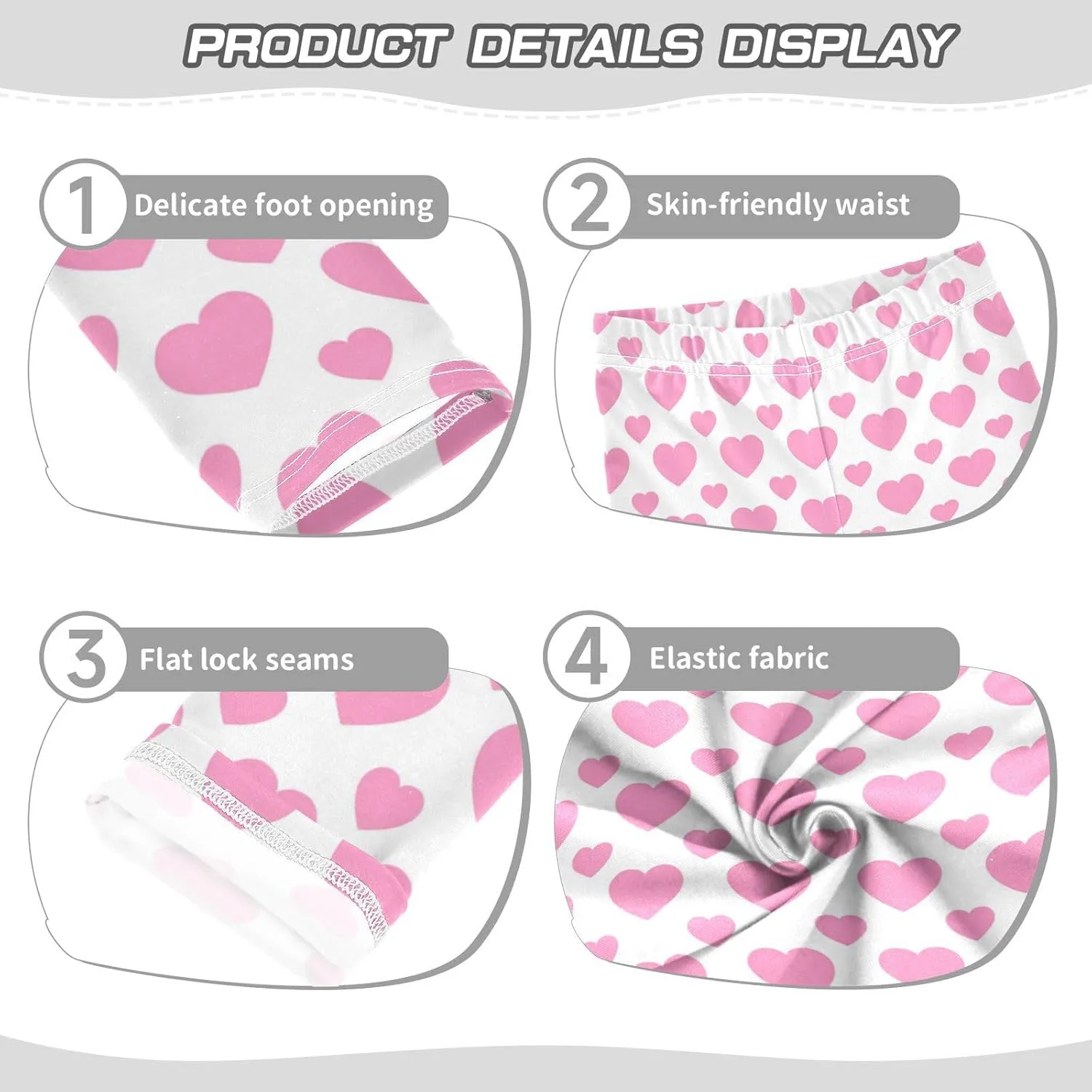 Aslsiy Girls Leggings Toddler Stretch Tights Pants Full Length Dance Yoga Pants Sleep Pants