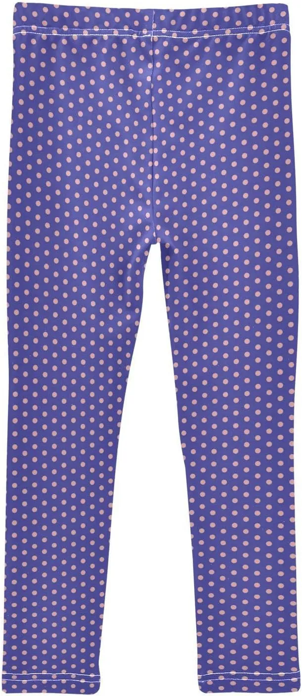 Aslsiy Girls Leggings Toddler Stretch Tights Pants Full Length Dance Yoga Pants Sleep Pants