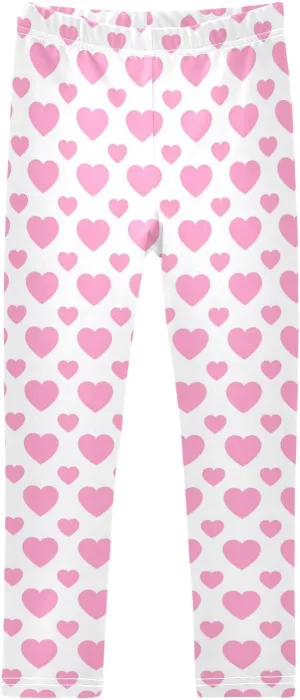 Aslsiy Girls Leggings Toddler Stretch Tights Pants Full Length Dance Yoga Pants Sleep Pants