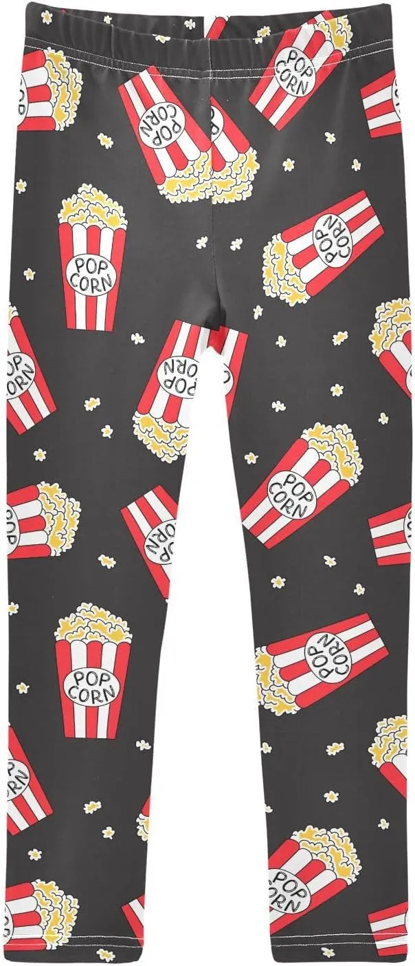 Aslsiy Girls Leggings Toddler Stretch Tights Pants Full Length Dance Yoga Pants Sleep Pants