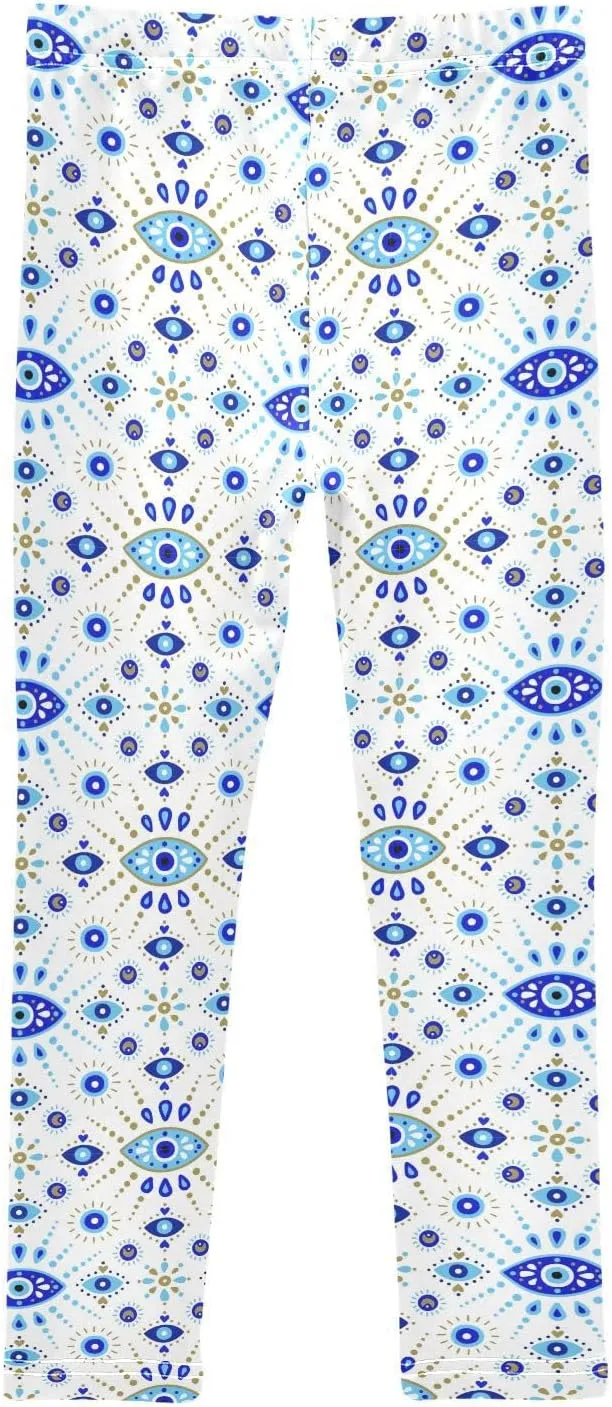 Aslsiy Girls Leggings Toddler Stretch Tights Pants Full Length Dance Yoga Pants Sleep Pants
