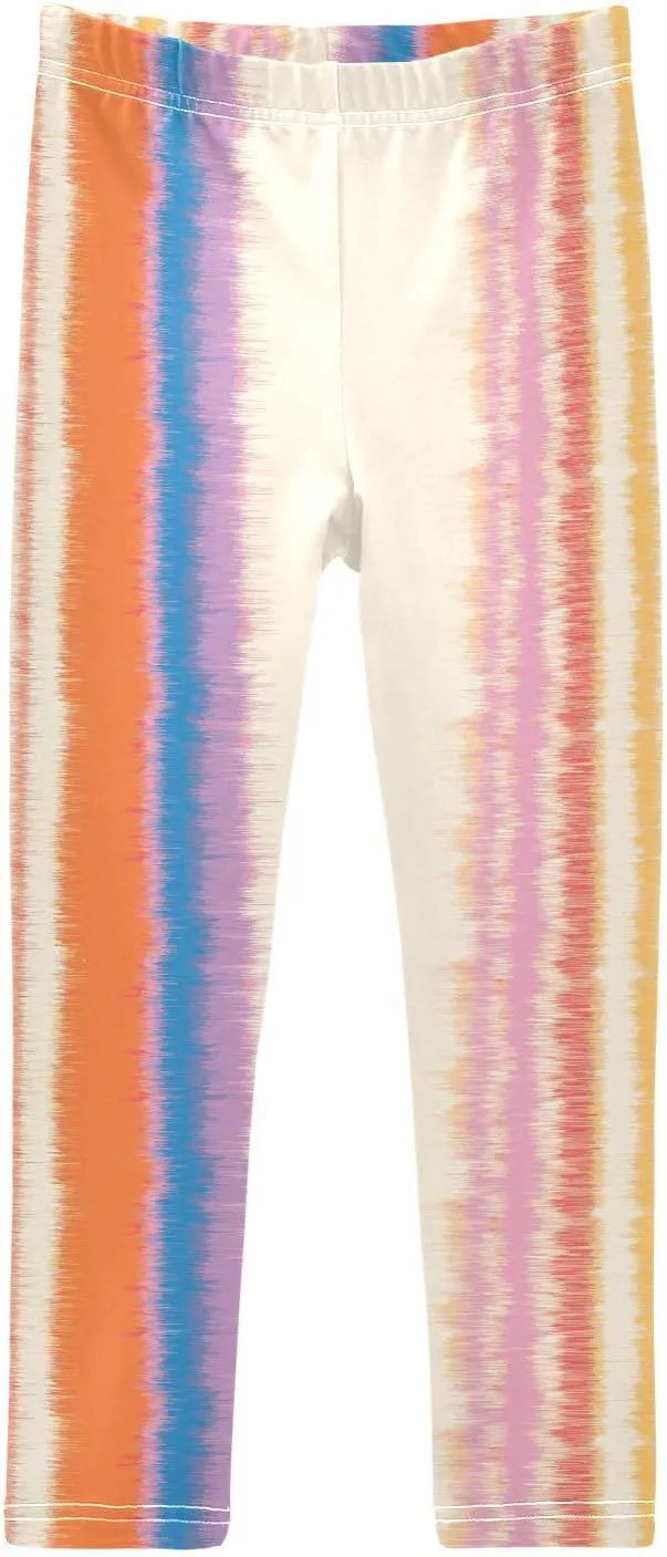 Aslsiy Girls Leggings Toddler Stretch Tights Pants Full Length Dance Yoga Pants Sleep Pants