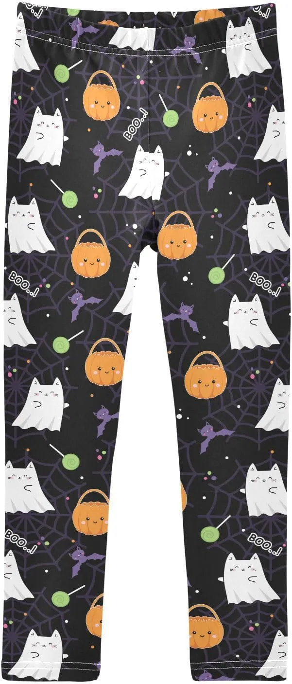 Aslsiy Girls Leggings Toddler Stretch Tights Pants Full Length Dance Yoga Pants Sleep Pants