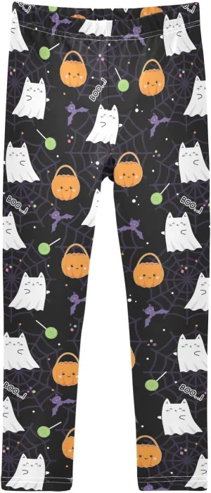 Aslsiy Girls Leggings Toddler Stretch Tights Pants Full Length Dance Yoga Pants Sleep Pants
