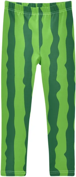 Aslsiy Girls Leggings Toddler Stretch Tights Pants Full Length Dance Yoga Pants Sleep Pants
