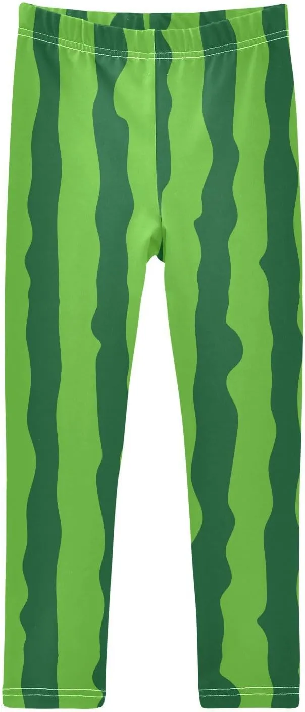 Aslsiy Girls Leggings Toddler Stretch Tights Pants Full Length Dance Yoga Pants Sleep Pants