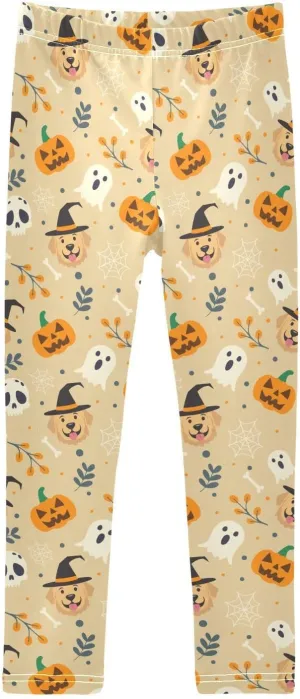 Aslsiy Girls Leggings Toddler Stretch Tights Pants Full Length Dance Yoga Pants Sleep Pants