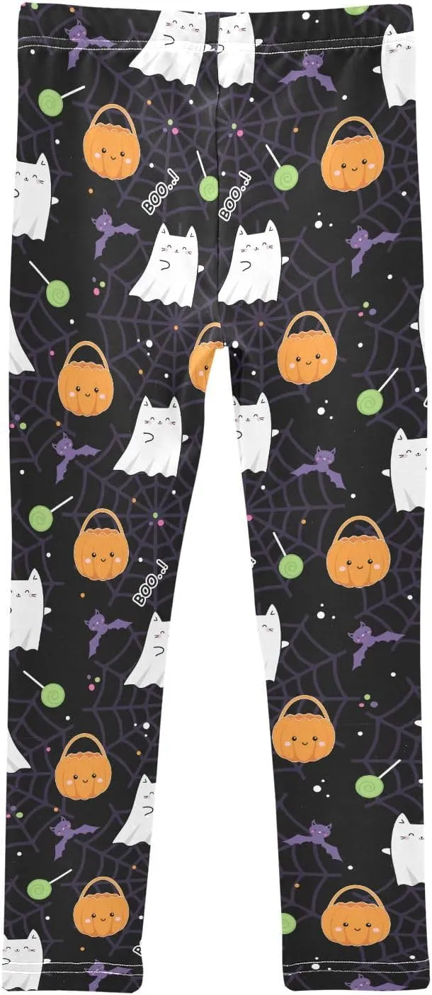 Aslsiy Girls Leggings Toddler Stretch Tights Pants Full Length Dance Yoga Pants Sleep Pants