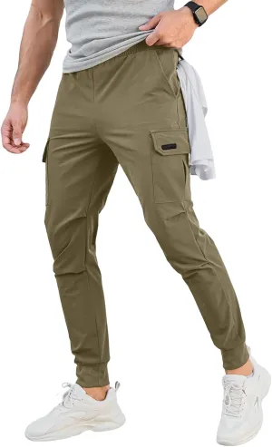 Baggy Cargo Pants Men Regular Fit Workout Pants Tactical Joggers Retro Sweatpants Casual Breathable Outdoor Trousers
