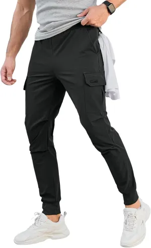 Baggy Cargo Pants Men Regular Fit Workout Pants Tactical Joggers Retro Sweatpants Casual Breathable Outdoor Trousers