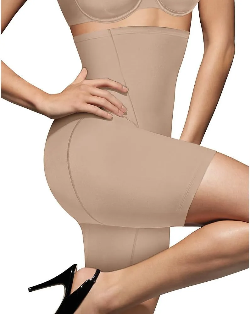 Bali Women’s Shapewear Ultra Firm Control High Waist Thigh Slimmer Cool Comfort Fajas DF8097