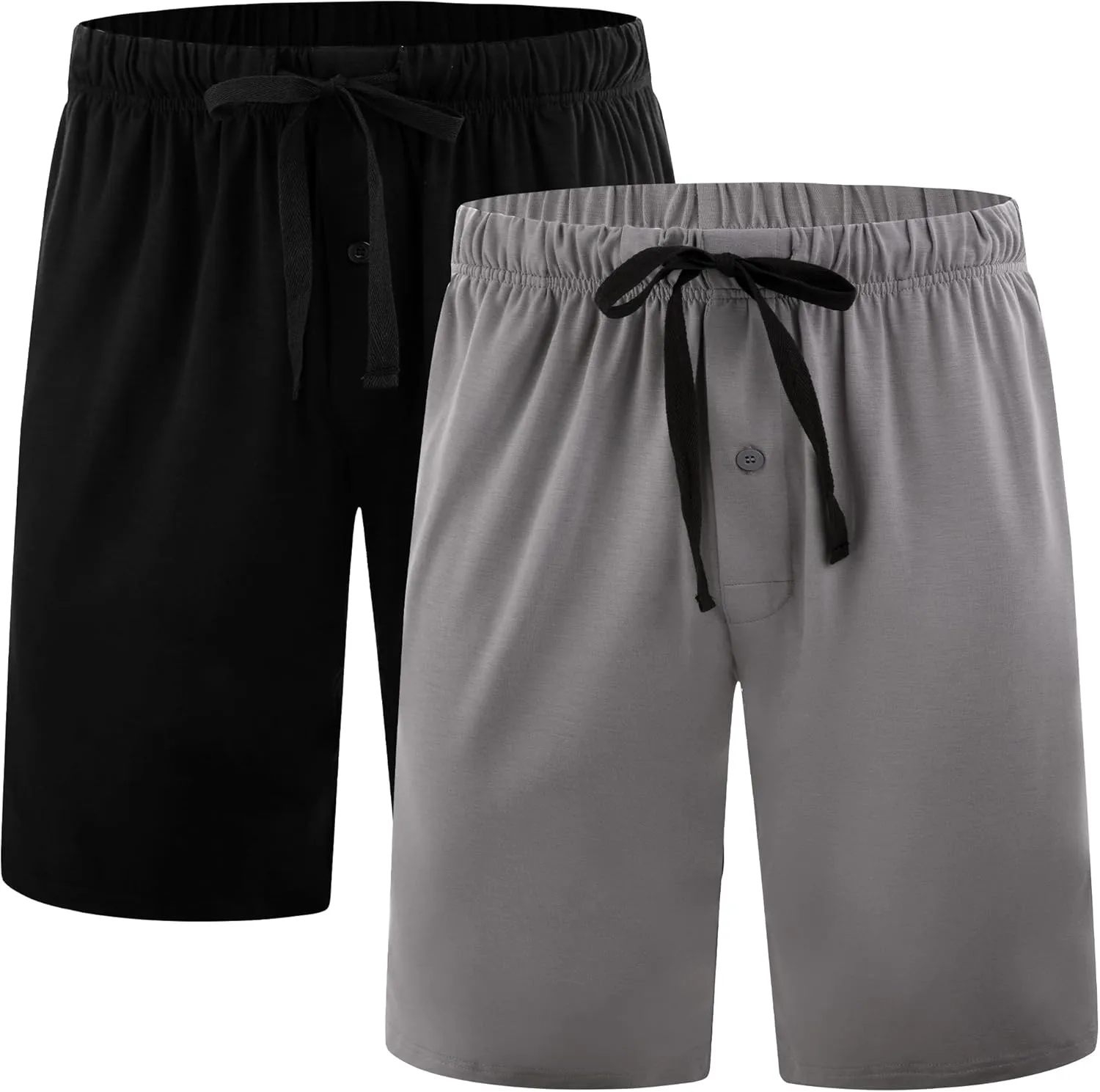 BAMBOO COOL Men’s Pajama Shorts Soft Sleep Shorts Comfy Lounge Pajama Bottoms with Pockets