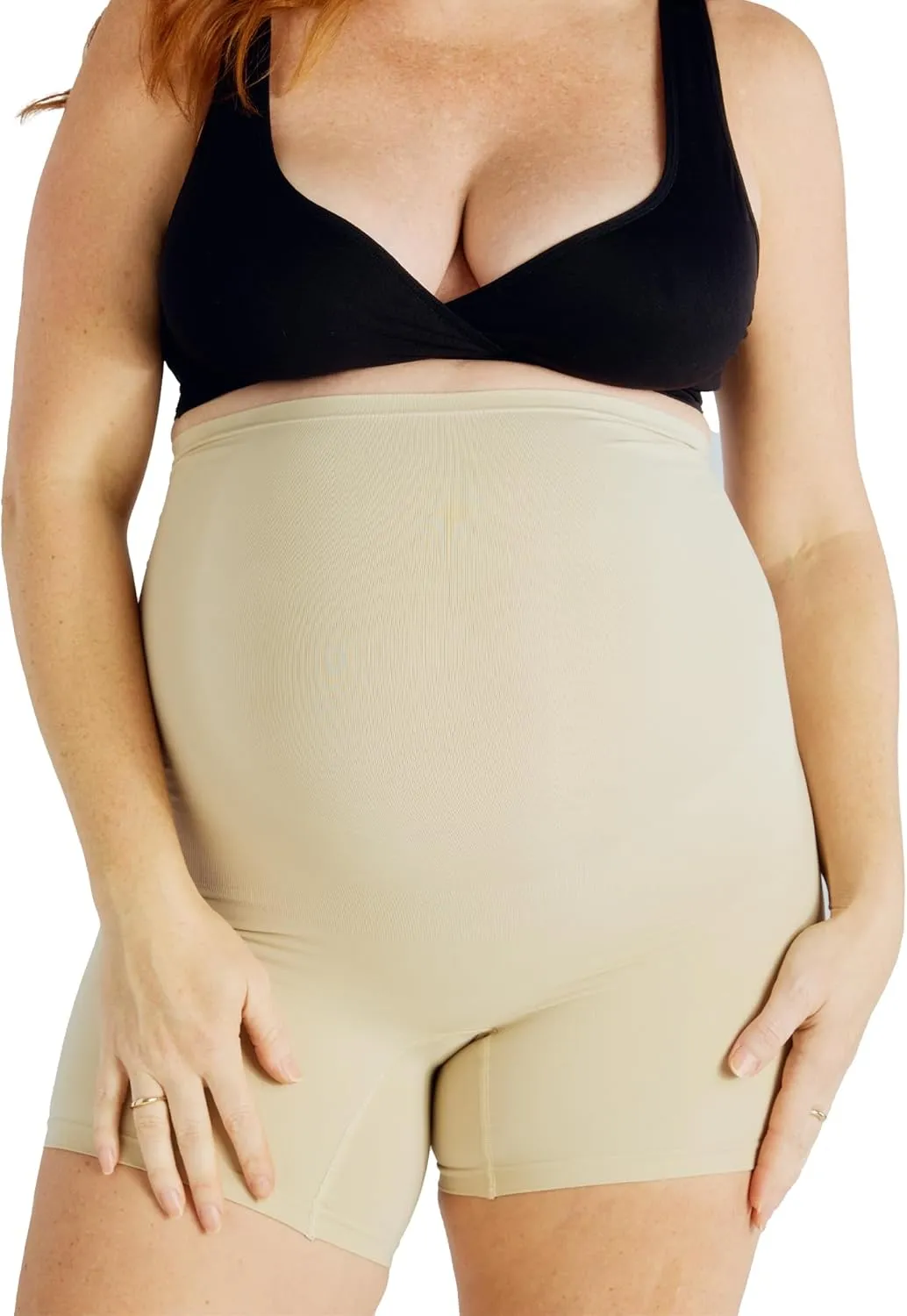 Belly Bandit Thigh Disguise Maternity Support Shorts - Smoothing Anti-Chafing Maternity Shapewear Shorts