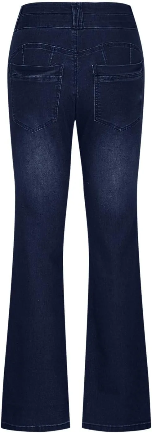 Bootcut Jeans for Women High Waisted Denim Flare Jean Pants Fashion Slim Fit Skinny Denim Pants with Pockets