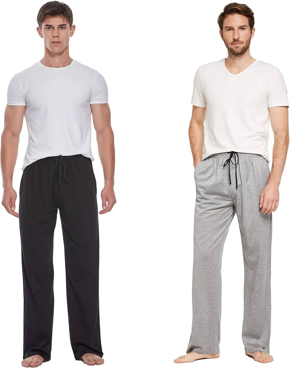 Comfortable Jersey Cotton Knit Pajama Lounge Sleep Pants