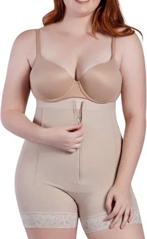CURVEEZ Shapewear for Women Tummy Control Fajas Colombianas Body Shaper Open Bust Bodysuit for Women Butt Lifter