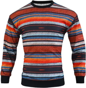 Dress Sweater For Men Fashion Casual Personality Christmas Printed Couple Sweater Pullover Sweater Top Blue Sweater