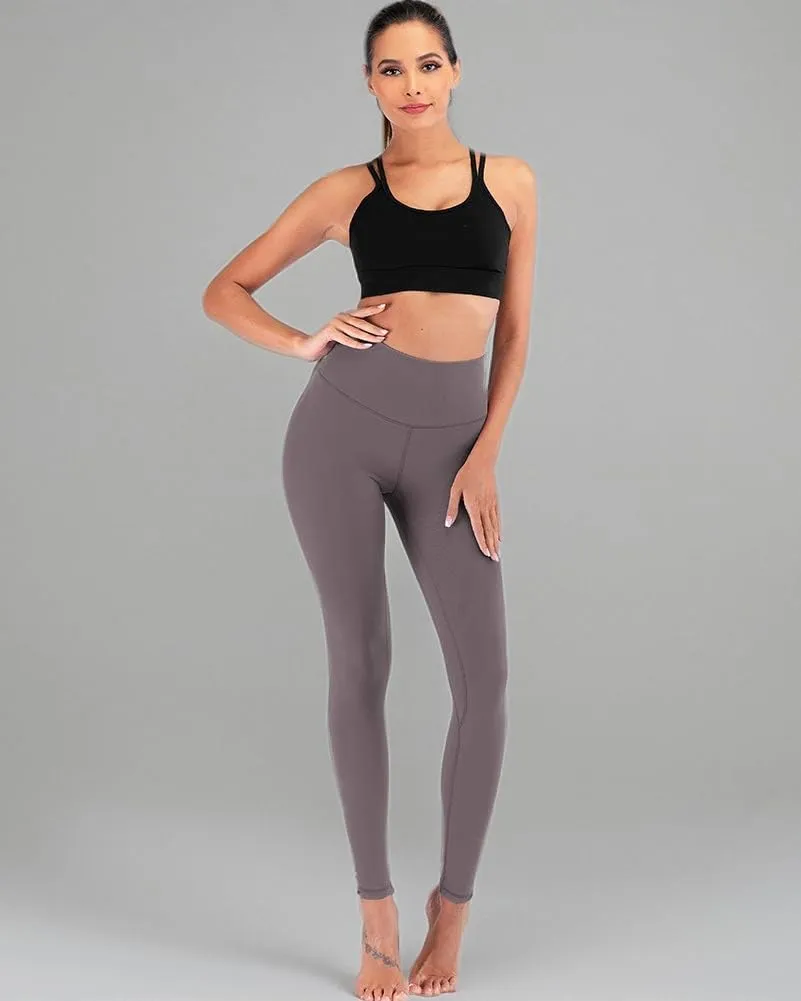 ECHOINE Women's Yoga Legging - Buttery Soft Tummy Control High Waist Workout Pants Sports Legging Tights Full Length