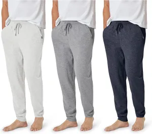Eddie Bauer 3Pk Mens Pajama Pants - Cotton Knit Mens Lounge Pants with Pockets | Jogger Sleep Pants for Men