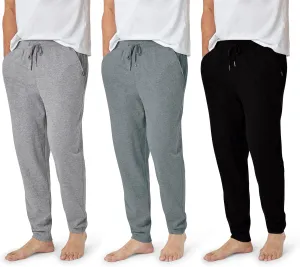 Eddie Bauer 3Pk Mens Pajama Pants - Cotton Knit Mens Lounge Pants with Pockets | Jogger Sleep Pants for Men