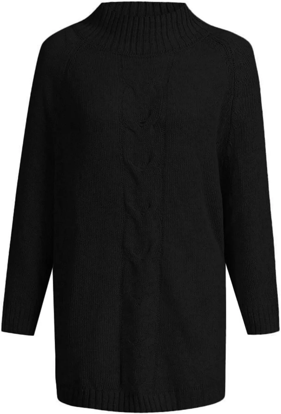Fall Sweaters for Women 2023 Oversized Chunky Knitted Sweaters Batwing Sleeve Turtleneck Sweater Cozy Jumper Tops
