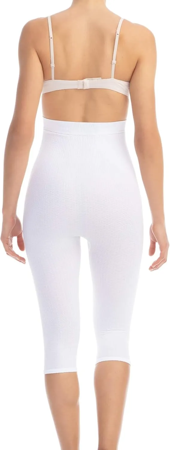 Farmacell Capri Leggings for Women Made in Italy - Anti Cellulite Shapewear - High Waisted - 123