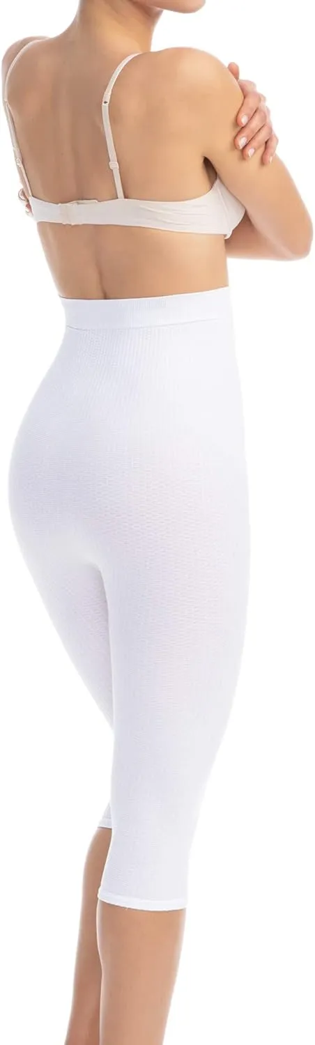 Farmacell Capri Leggings for Women Made in Italy - Anti Cellulite Shapewear - High Waisted - 123