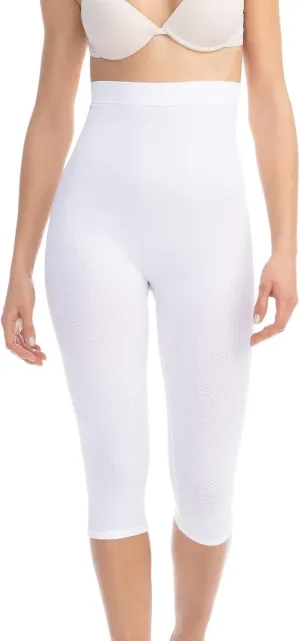 Farmacell Capri Leggings for Women Made in Italy - Anti Cellulite Shapewear - High Waisted - 123