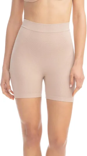 Farmacell Mid Thigh Shorts for Women Made in Italy - Seamless Tummy Control Shapewear Push-Up Anti-Cellulite - 302