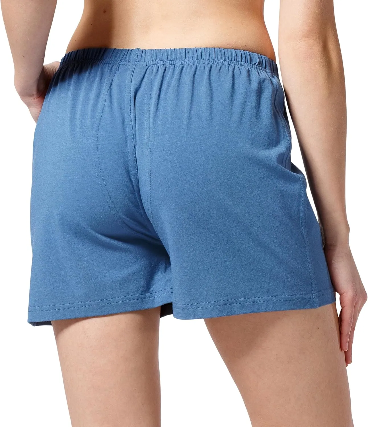 Fishers Finery Organic Cotton & Rayon Viscose Sleep Shorts for Women