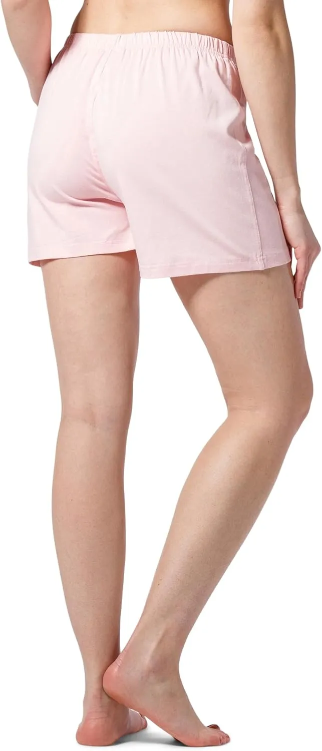 Fishers Finery Organic Cotton & Rayon Viscose Sleep Shorts for Women