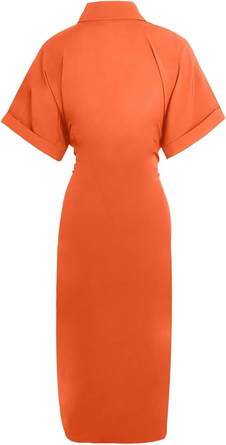 Formal Shirt Dresses for Women 2025 Vacation Fashion Spring Wedding Guest Dress Wedding Guest Summer Teacher Outfits