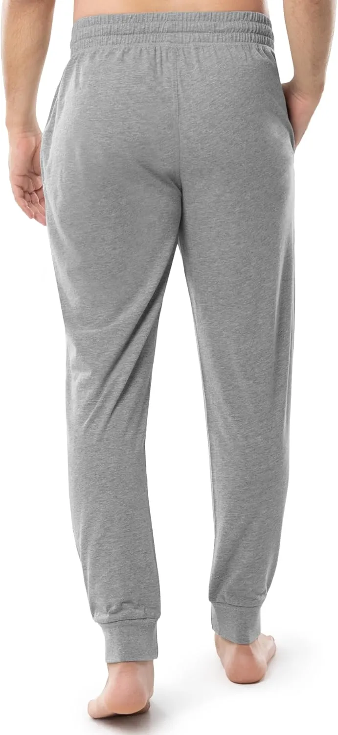 Fruit of the Loom Men's Jersey Knit Jogger Sleep Pant (1 and 2 Packs)