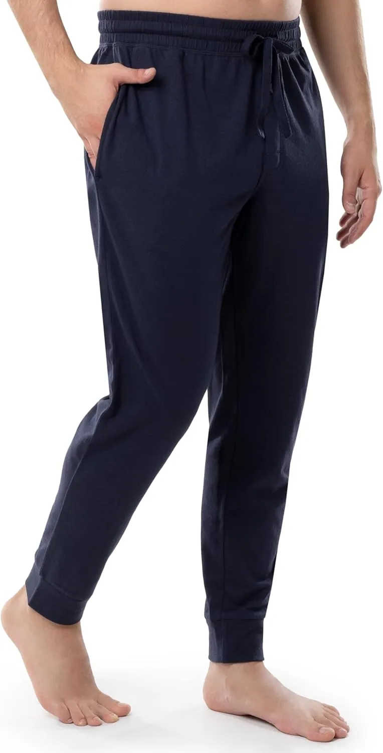 Fruit of the Loom Men's Jersey Knit Jogger Sleep Pant (1 and 2 Packs)