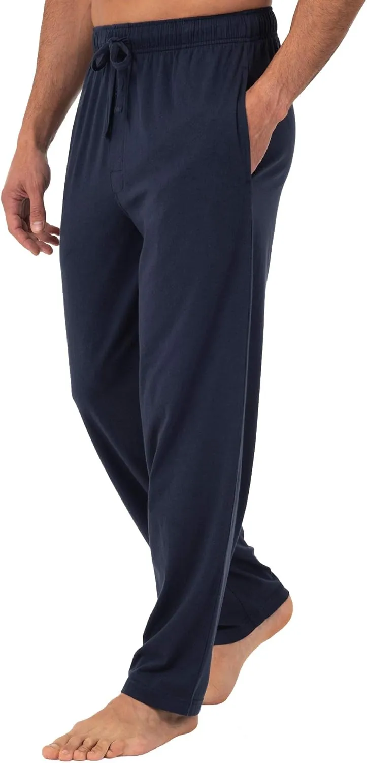 Fruit of the Loom Men's Jersey Knit Jogger Sleep Pant (1 and 2 Packs)