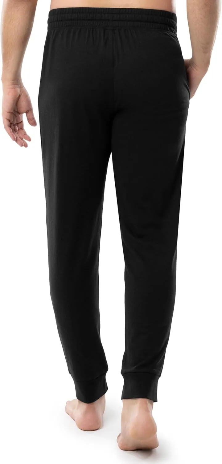 Fruit of the Loom Men's Jersey Knit Jogger Sleep Pant (1 and 2 Packs)