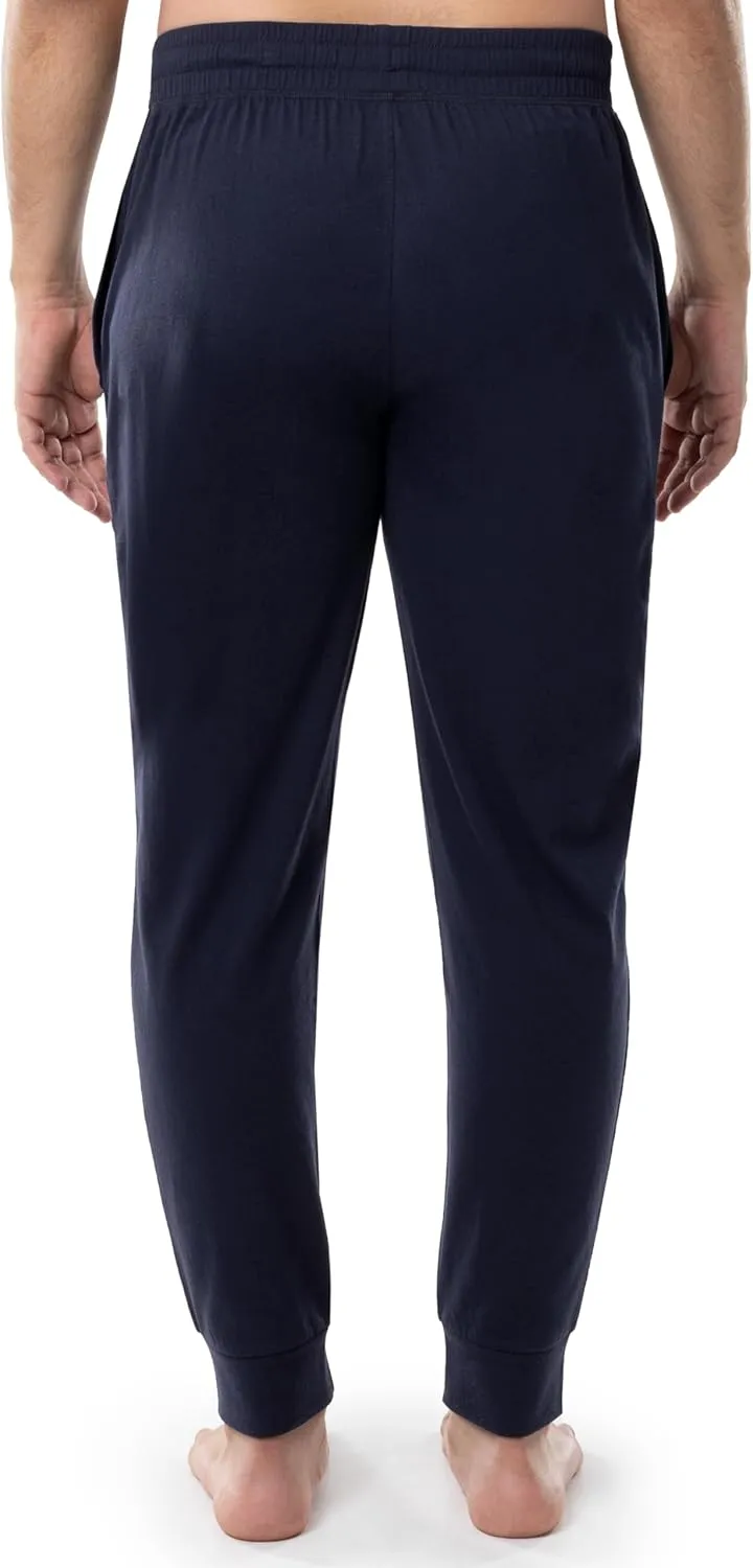 Fruit of the Loom Men's Jersey Knit Jogger Sleep Pant (1 and 2 Packs)