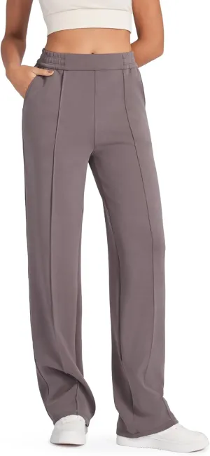 G4Free Smoofit Modal Soft Women Wide Leg Sweatpants with Pockets Yoga Pants Casual Lounge Trousers Petite/Regular/Tall