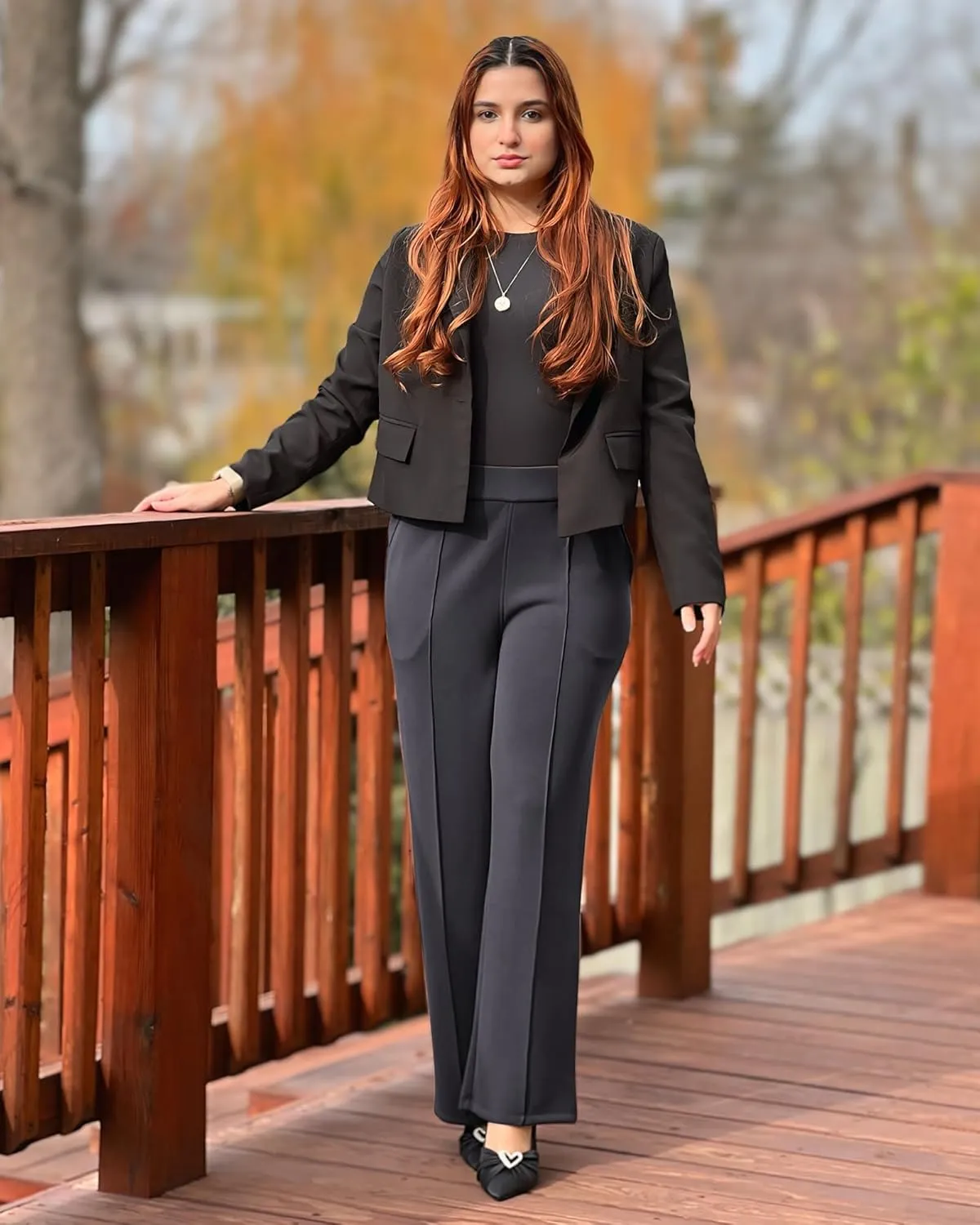 G4Free Smoofit Modal Soft Women Wide Leg Sweatpants with Pockets Yoga Pants Casual Lounge Trousers Petite/Regular/Tall