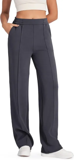 G4Free Smoofit Modal Soft Women Wide Leg Sweatpants with Pockets Yoga Pants Casual Lounge Trousers Petite/Regular/Tall