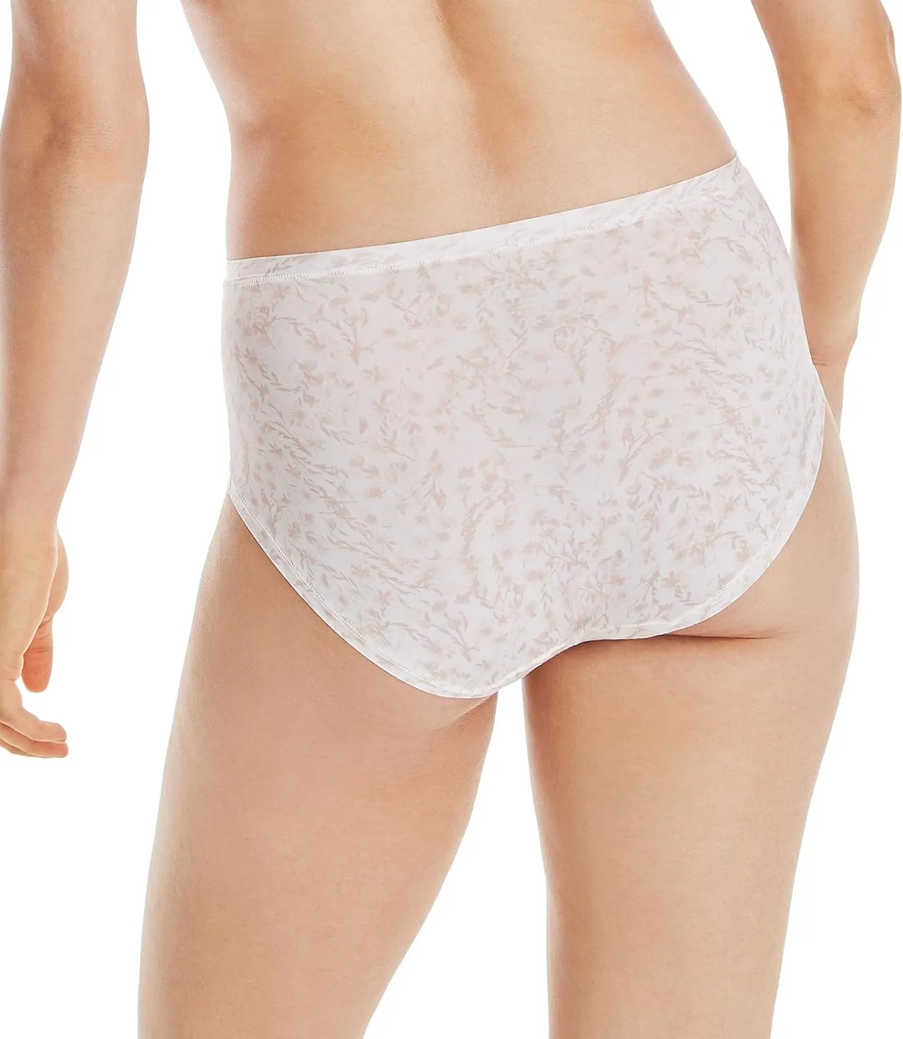 Hanes Women's Microfiber Stretch Underwear Pack, Comfort Flex Fit Brief Bikini or Thong Panties, 6-Pack