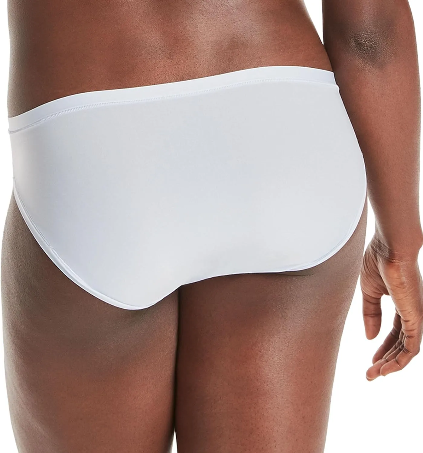 Hanes Women's Microfiber Stretch Underwear Pack, Comfort Flex Fit Brief Bikini or Thong Panties, 6-Pack