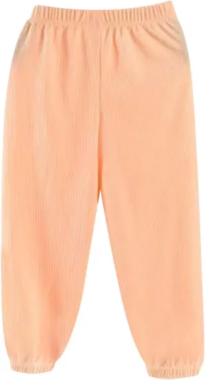 Ice Silk Summer Thin Joggers Pants for Girls Lightweight Casual Solid Loose Elastic Waist Sweatpants for 1-11 Years